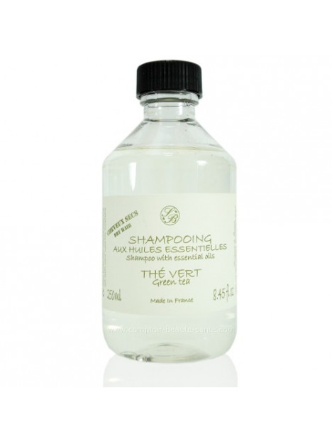 Shampooing aux HE - Thé Vert - 250 ml - Savonnerie de Bormes