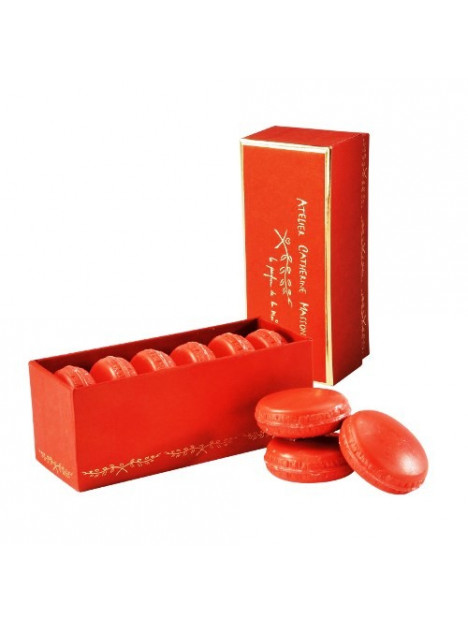 Boîte 6 savons macarons parfumés Epices  - Catherine Masson