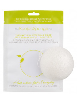 Eponge Konjac Originale pure  - tous types de peaux - Konjac Sponge Co.