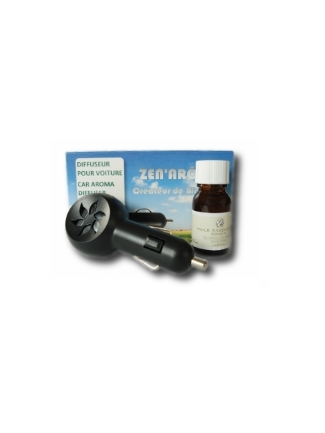 Lot diffuseur + huille essentielle pour voiture - Zen'Arôme