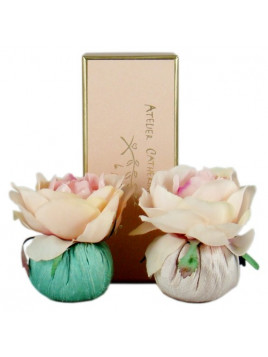 Gift box of 2 baby pouchs , collection Dentelles ﻿- Atelier Catherine Masson