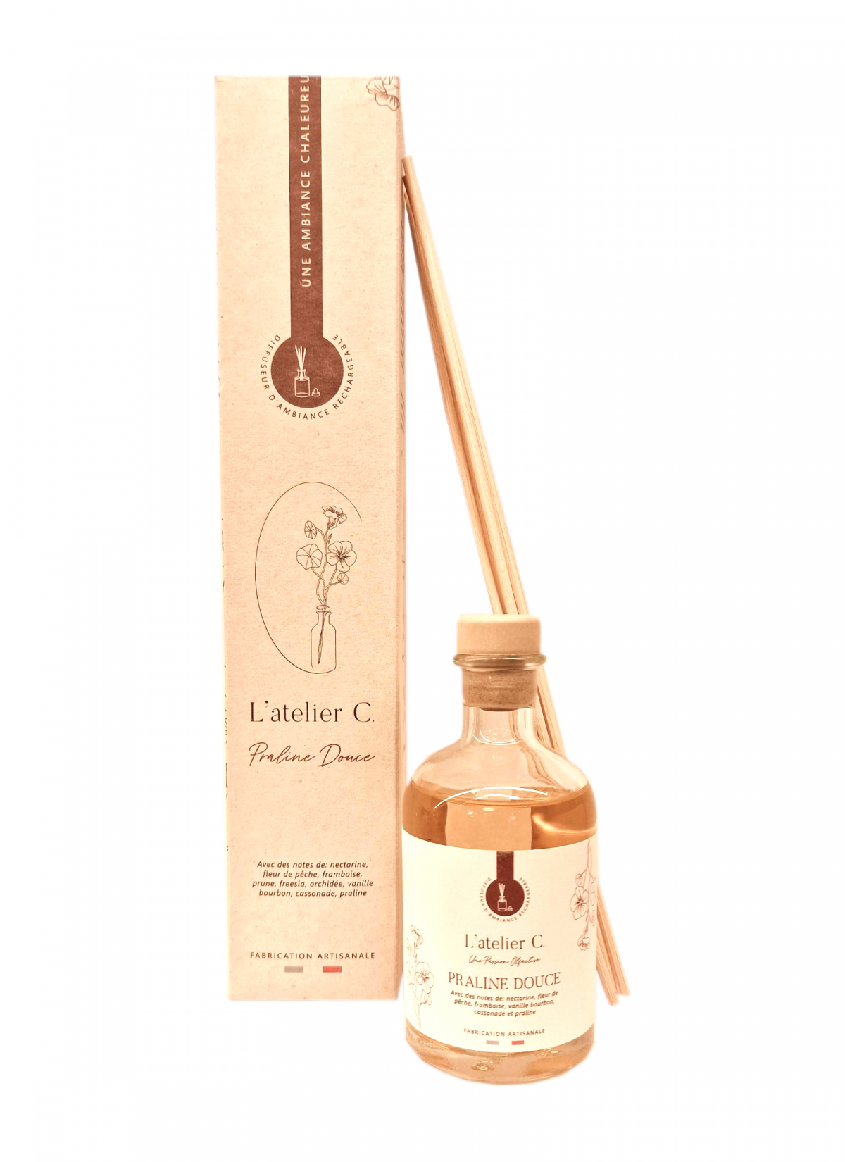 Coffret Diffuseur de Parfum Senteur Cognac Agrumes - Edition Limitée